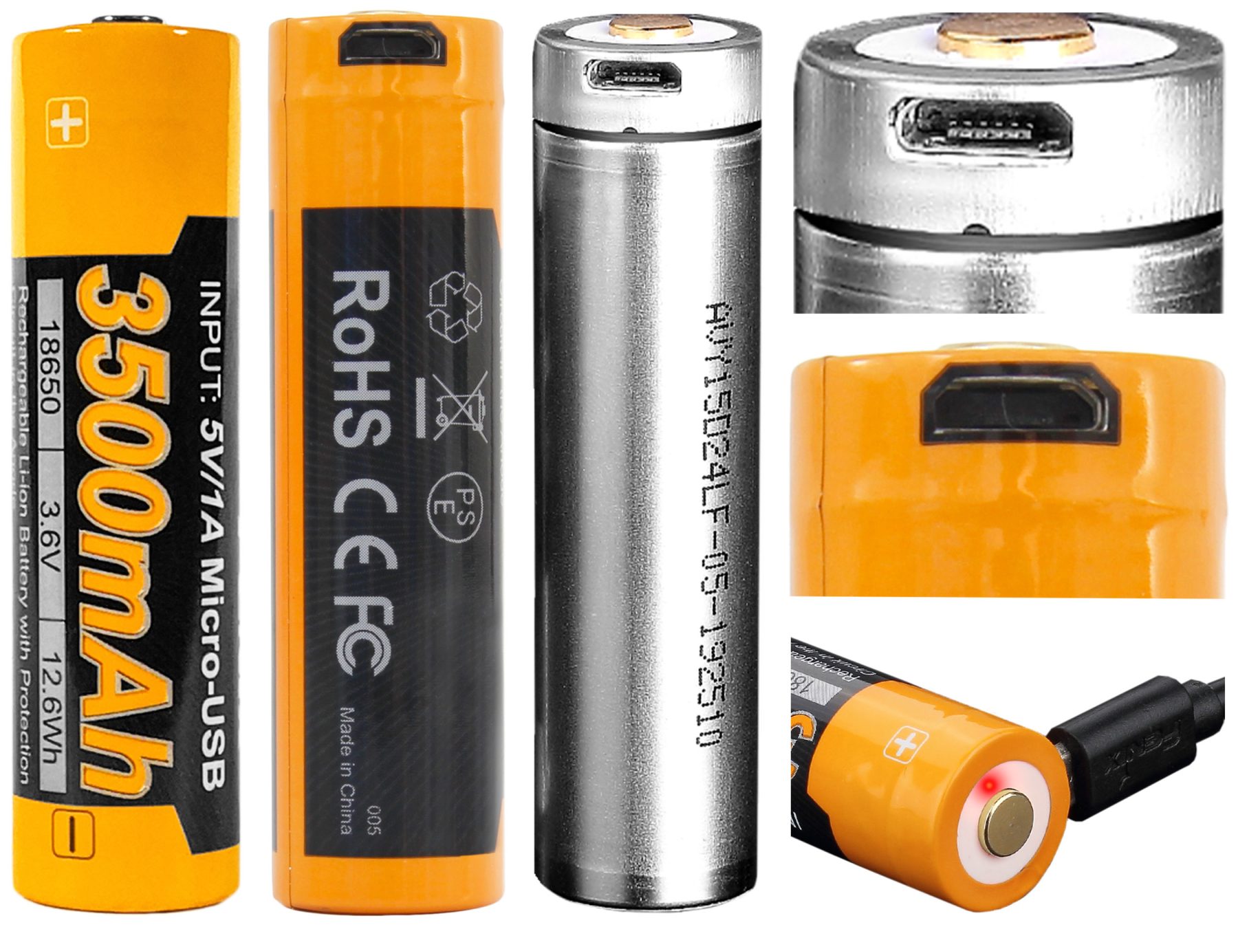 Akumulator Fenix USB ARB-L18U (18650 3500 mAh 3,6 V) - obrazek 11