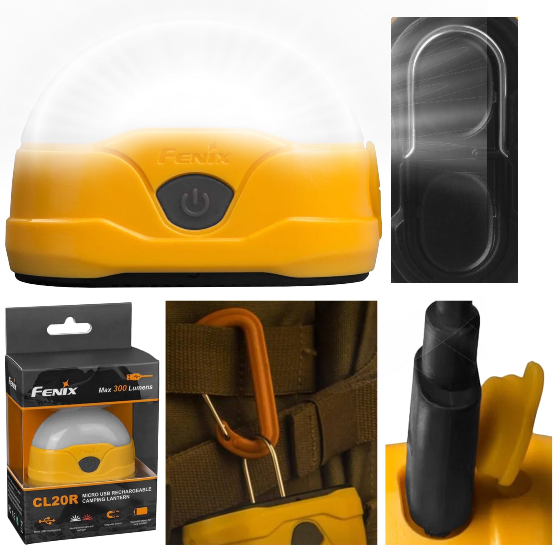 Lampa kempingowa Fenix CL20R pomarańczowa - obrazek 9