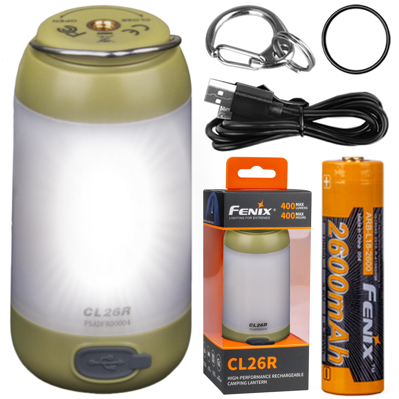 Lampa kempingowa Fenix CL26R zielona - obrazek 24