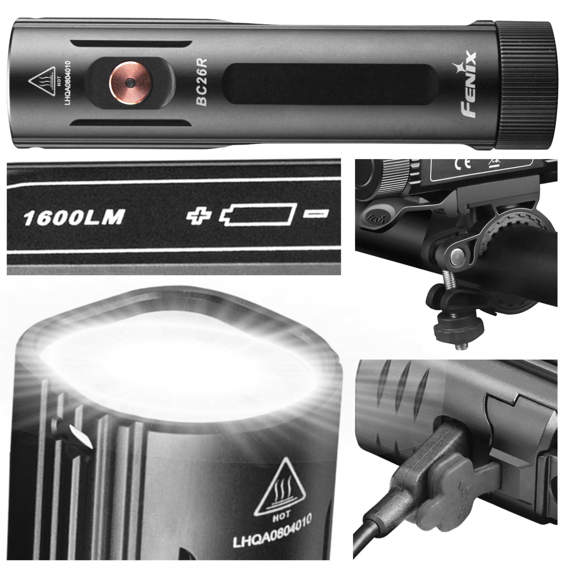 Lampa rowerowa Fenix BC26R - obrazek 12