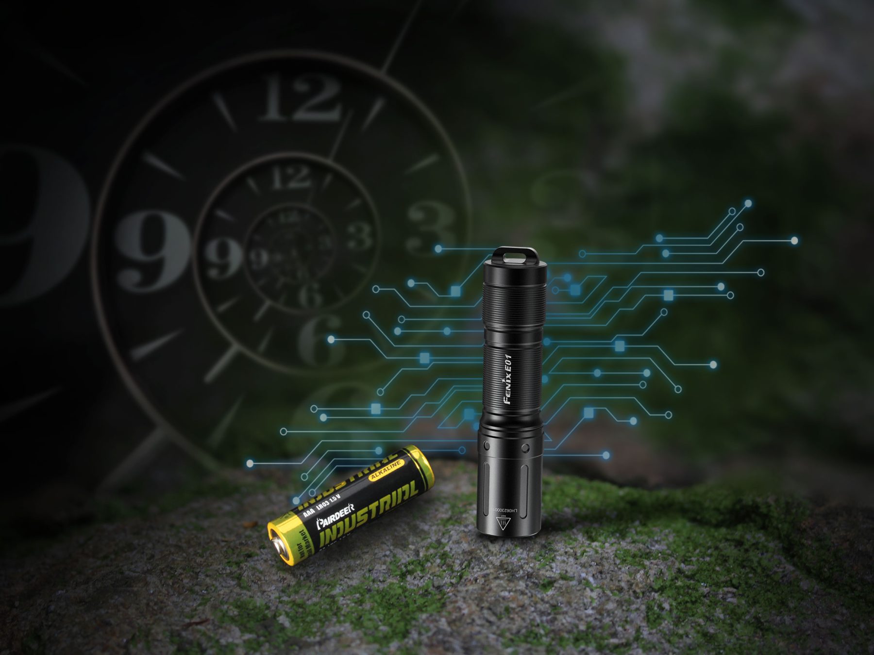 Latarka LED Fenix E01 V2.0 czarna - obrazek 10