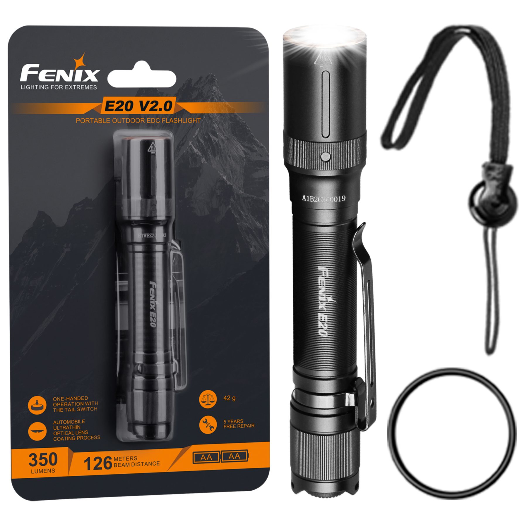 Latarka LED Fenix E20 V2.0 - obrazek 16