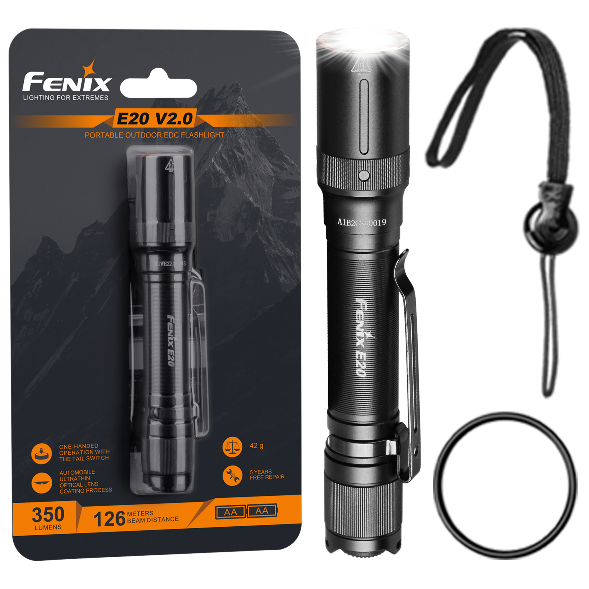 Latarka LED Fenix E20 V2.0 - obrazek 16