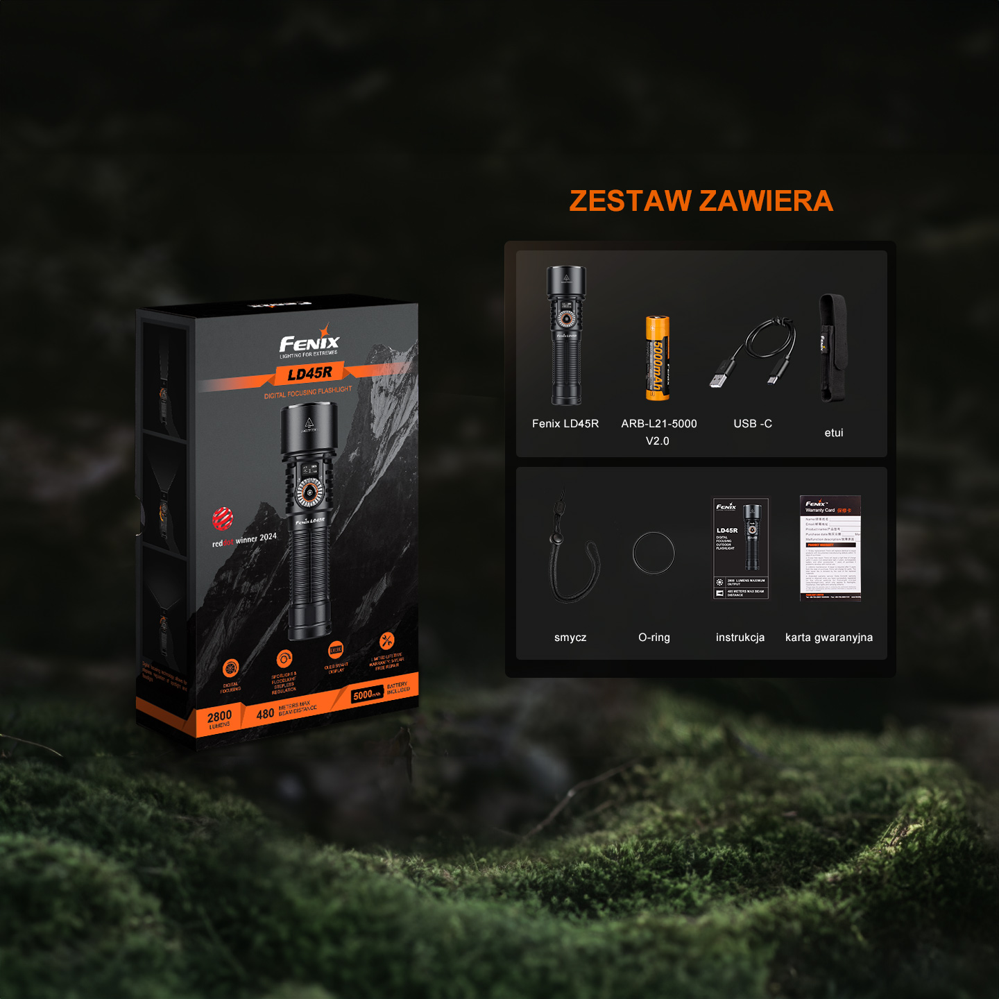 Latarka LED Fenix LD45R - obrazek 9