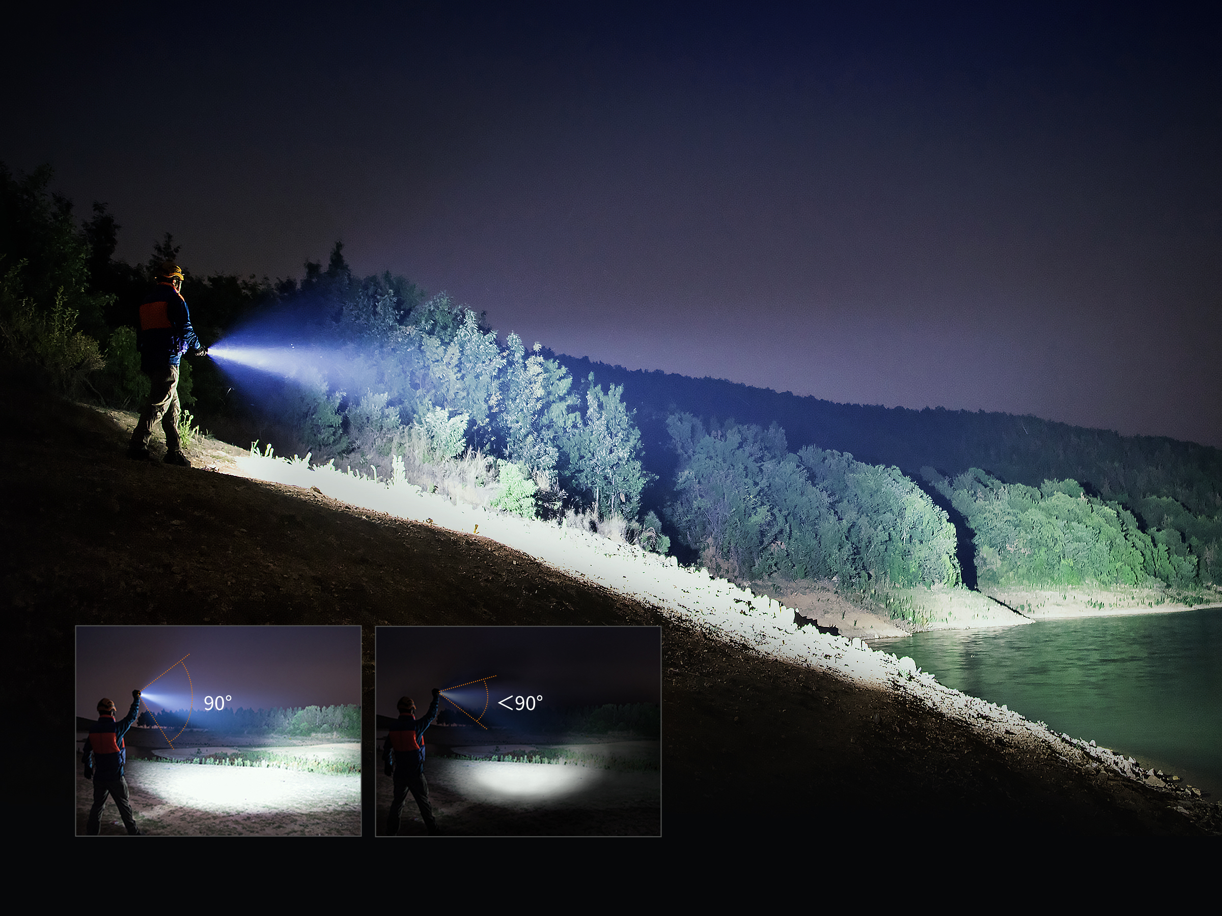 Latarka LED Fenix LR35R czarna - obrazek 9