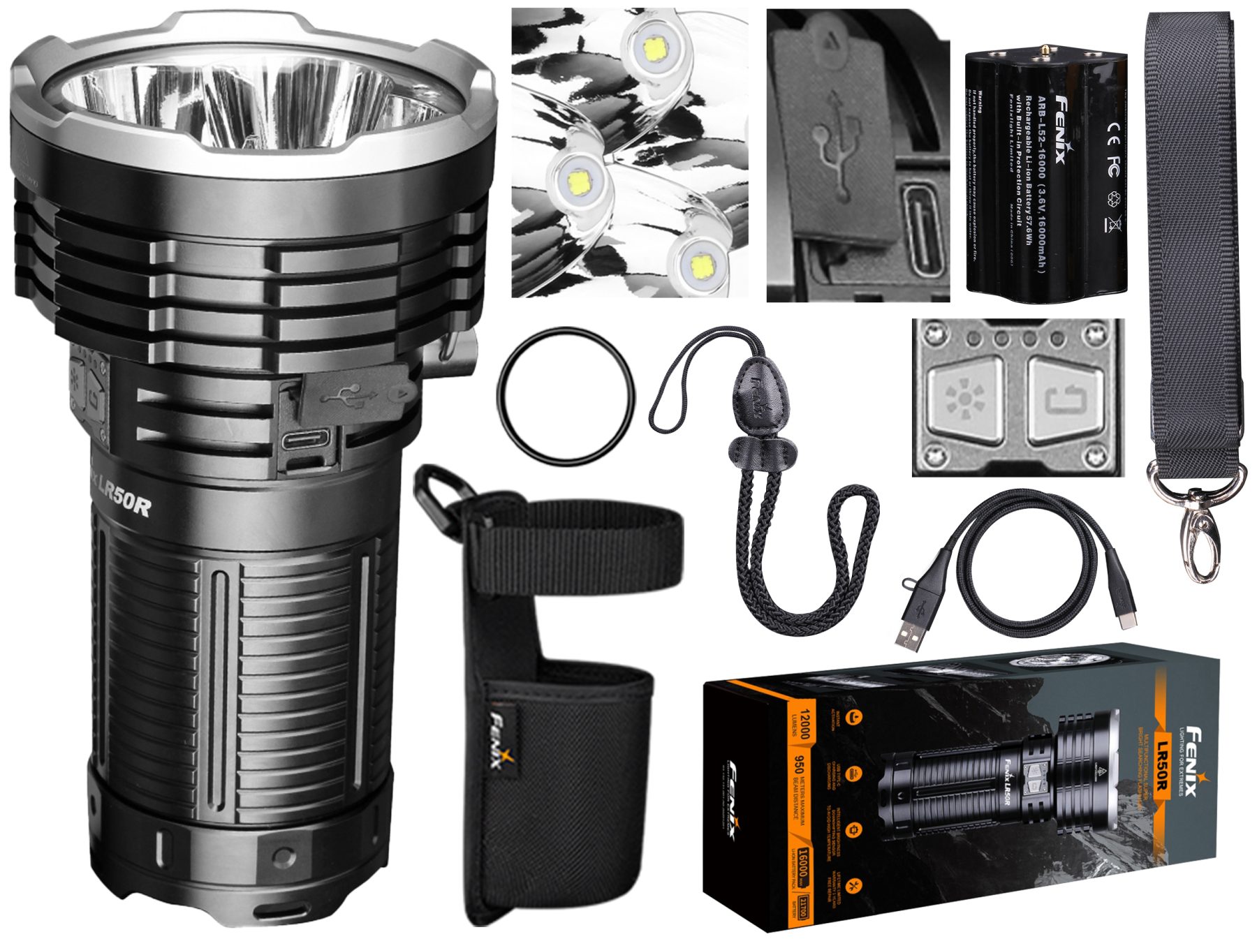 Latarka LED Fenix LR50R - obrazek 16