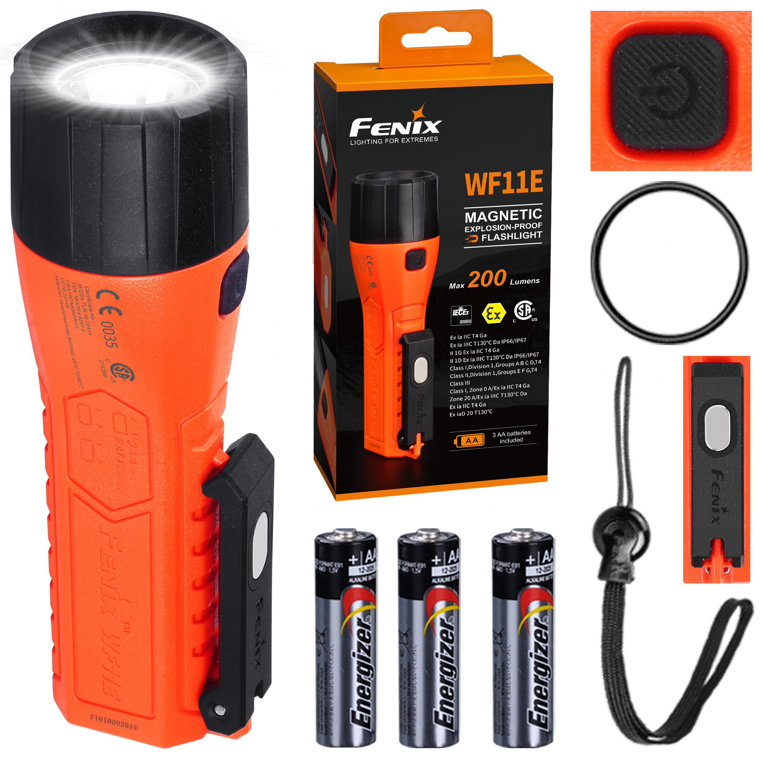 Latarka strażacka LED Fenix WF11E - obrazek 18