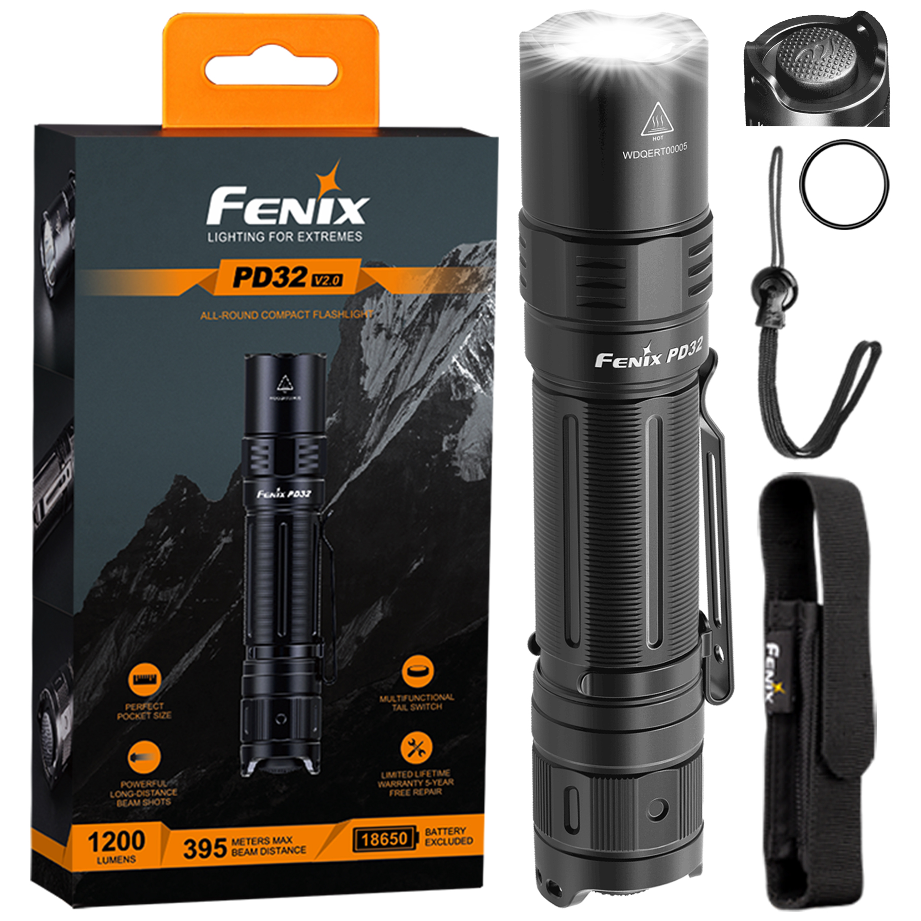 Latarka taktyczna LED Fenix PD32 V2.0 - obrazek 16