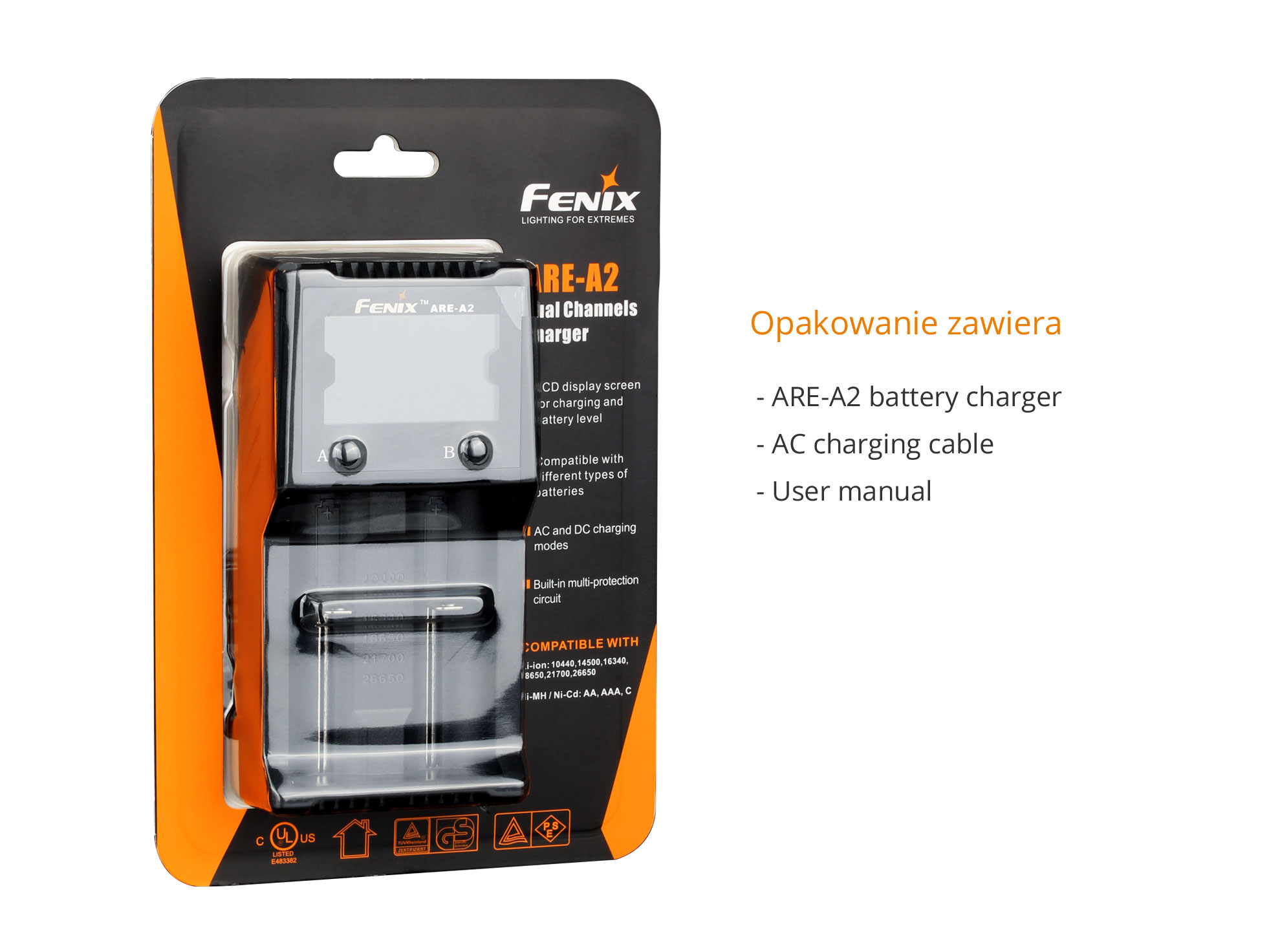 Ładowarka sieciowa Fenix ARE-A2 - obrazek 4