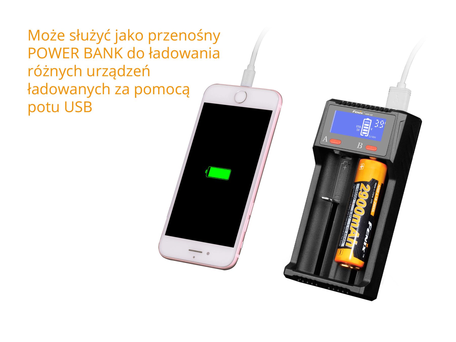 Ładowarka USB Fenix ARE-D2 - obrazek 7