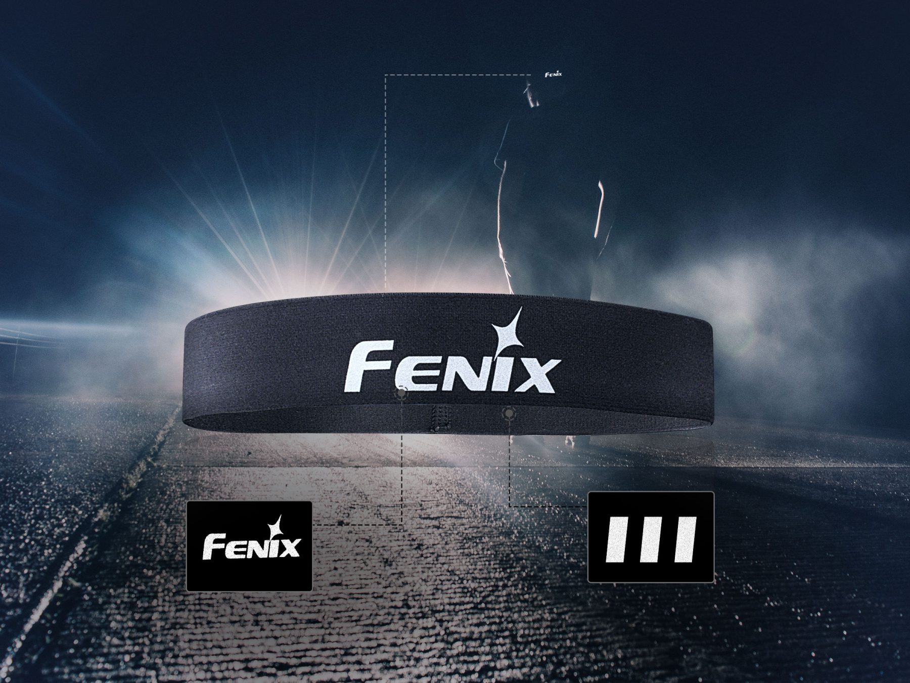 Opaska na głowę Fenix AFH-10 czarna - obrazek 5