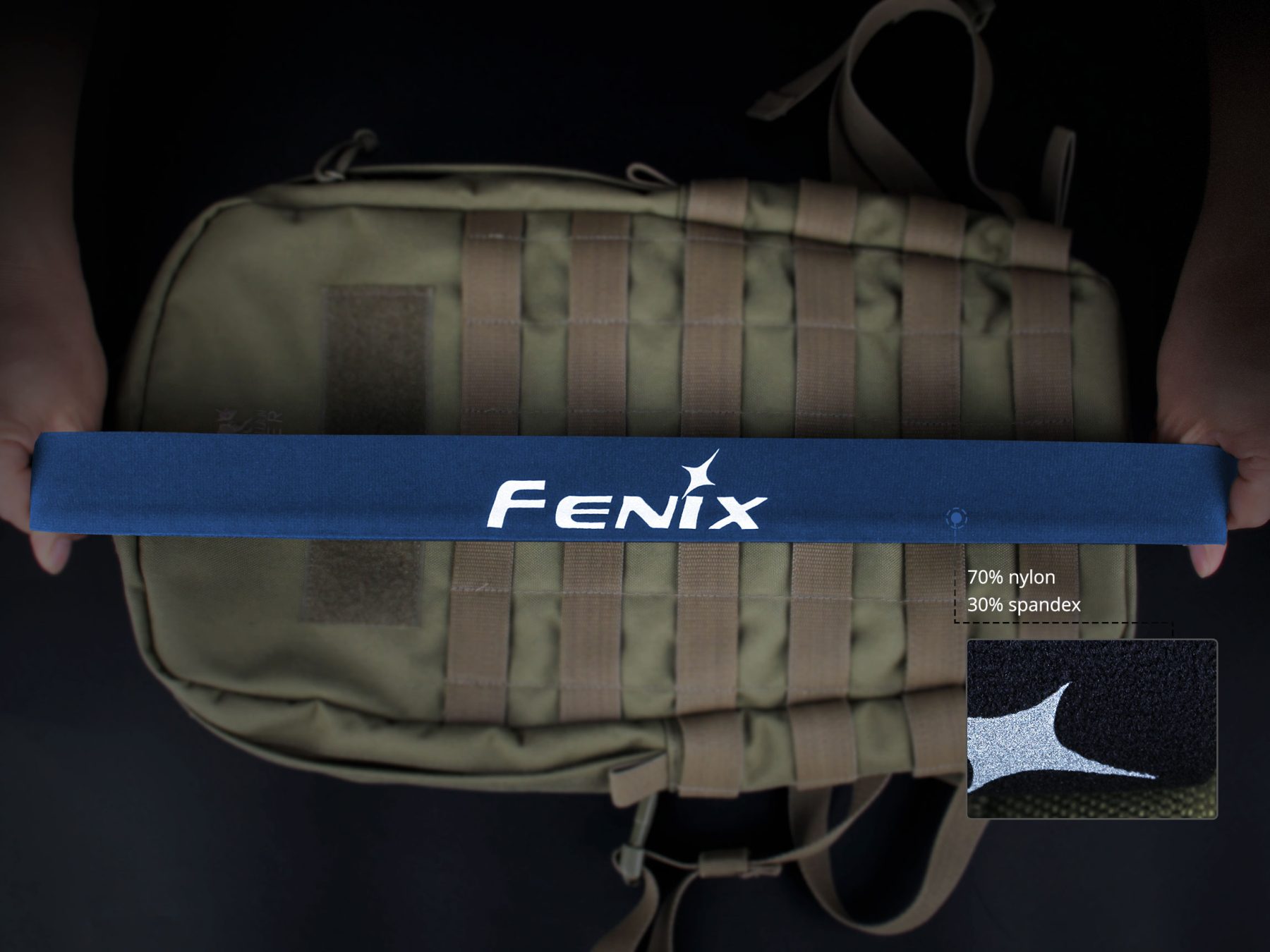 Opaska na głowę Fenix AFH-10 niebieska - obrazek 6