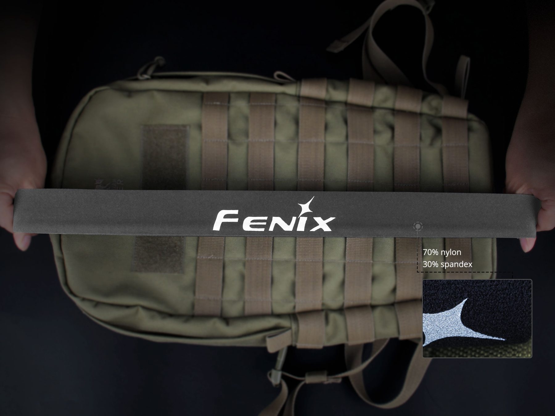 Opaska na głowę Fenix AFH-10 szara - obrazek 6
