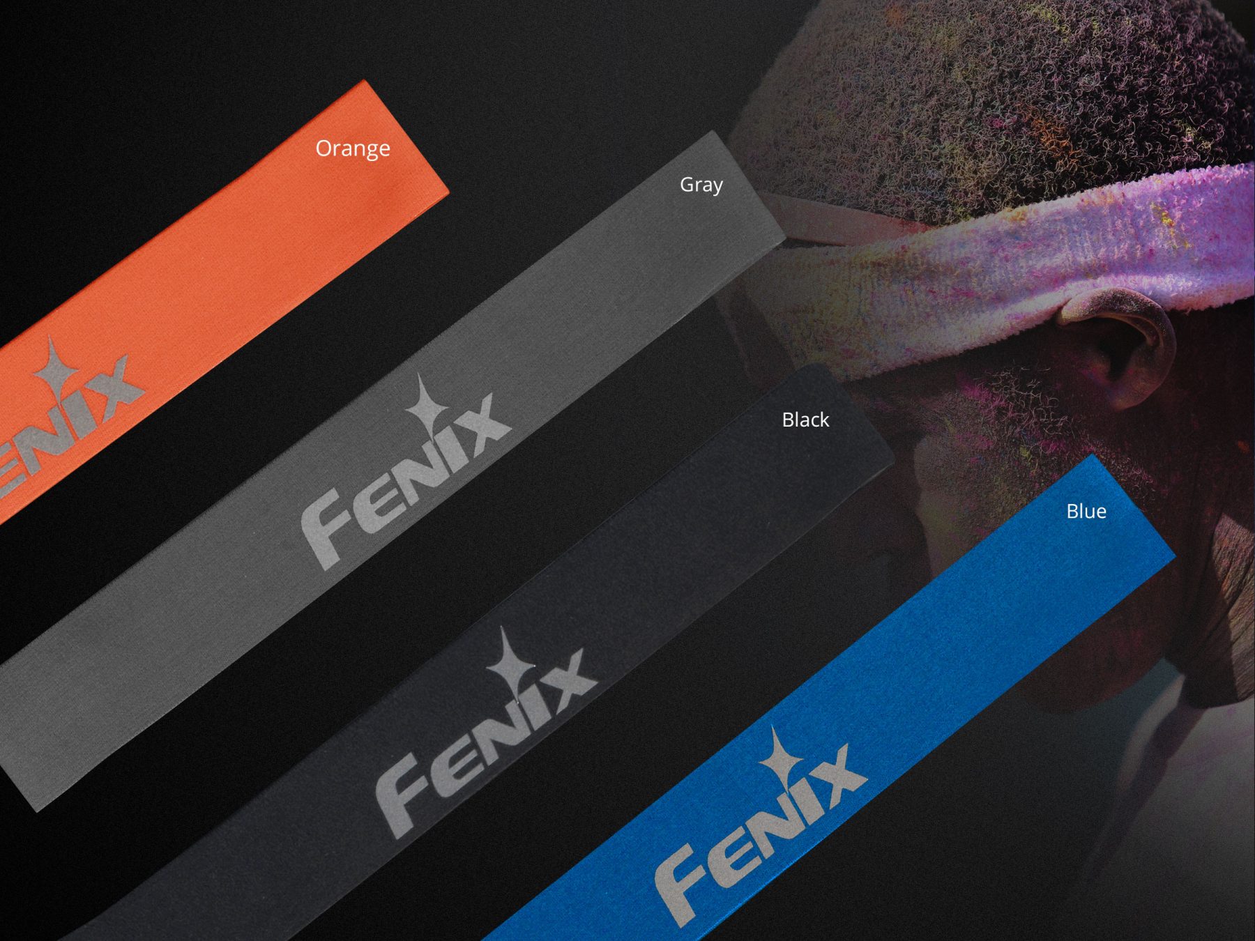Opaska na głowę Fenix AFH-10 szara - obrazek 7
