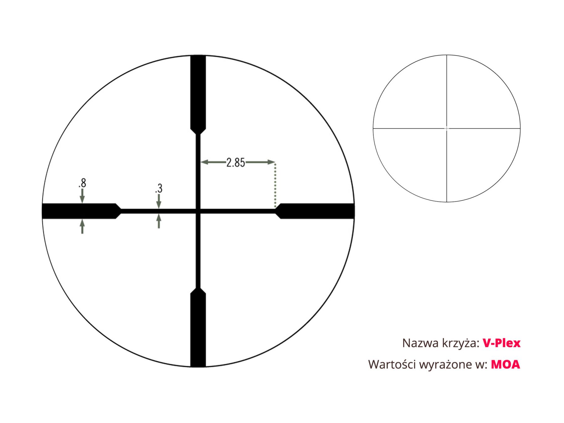 Luneta celownicza Vortex Crossfire II 3-9x40 1'' BDC/V-plex - obrazek 8