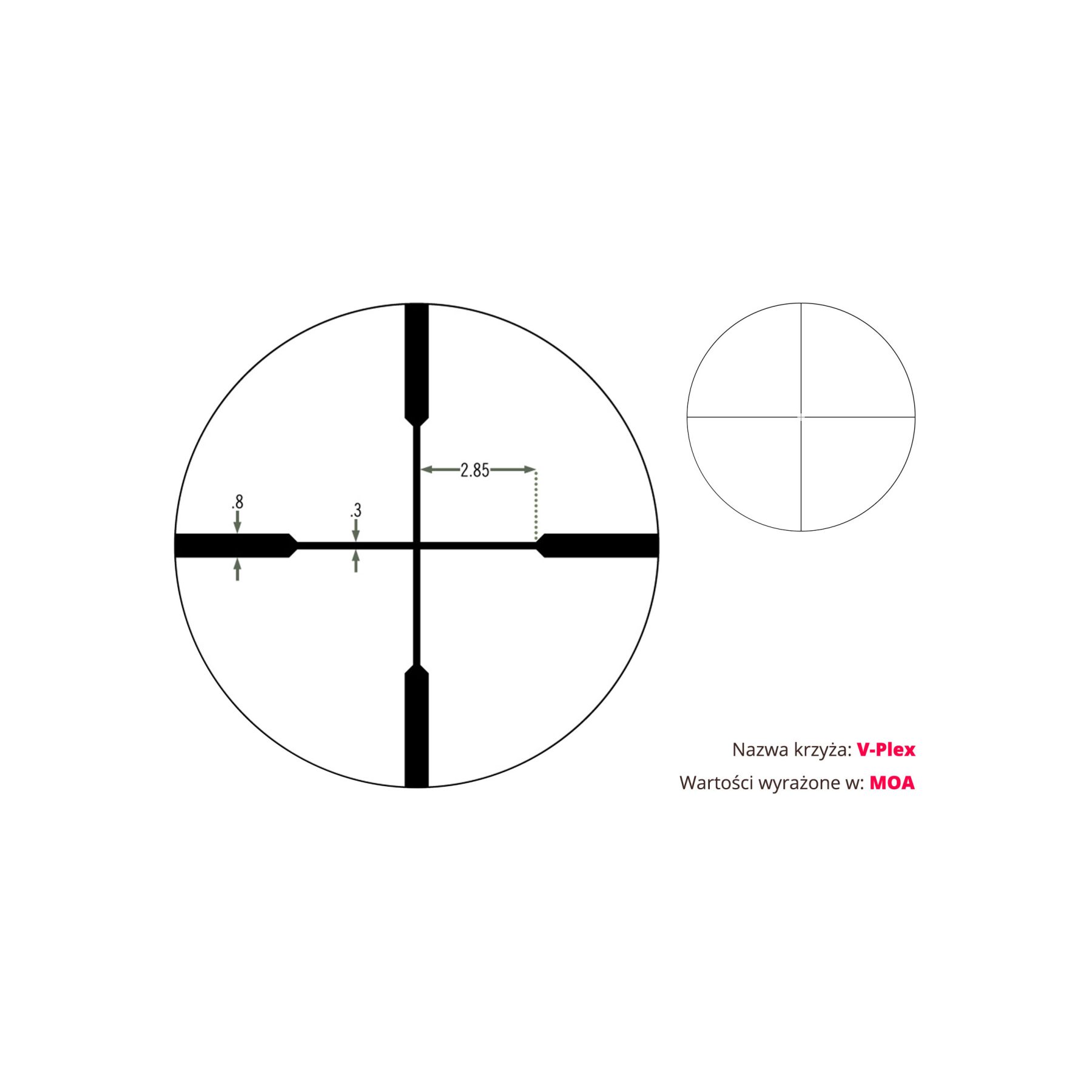 Luneta celownicza Vortex Crossfire II 4-12x44 1'' BDC/V-Plex - obrazek 5
