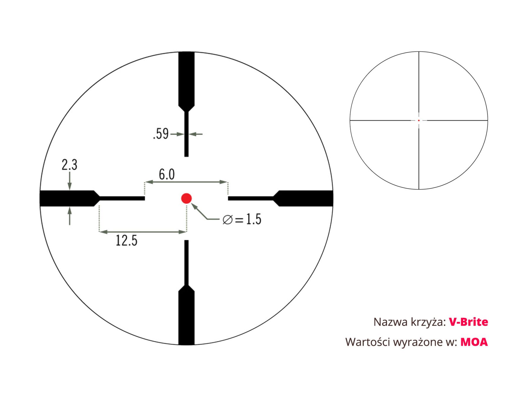 Luneta celownicza Vortex Crossfire II Hog Hunter 3-12x56 30 mm AO V-Brite - obrazek 7